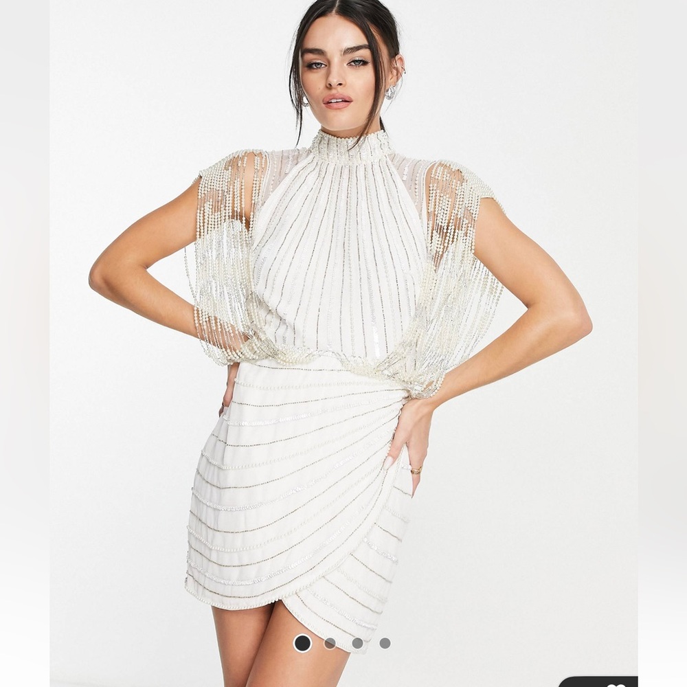 ASOS dress with pearls. Size 8